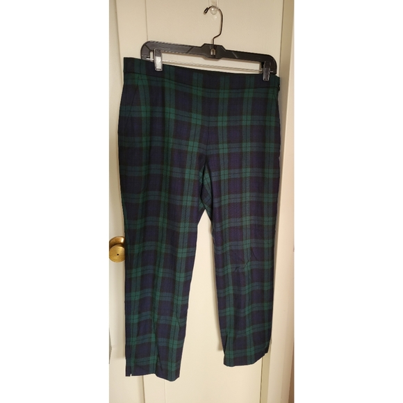 J. Crew Martie Black Watch Pants - Picture 3 of 7